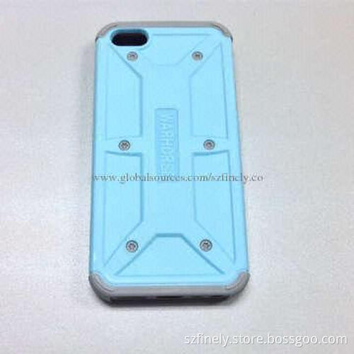 PC + TPU Cases for iPhone 5/5S, double injection, beetle design, simple and fashionable